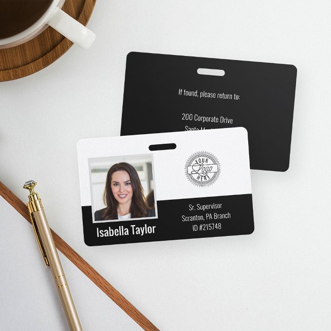Personalized Employee Photo ID Company Security ID Badge (Creator Uploaded)