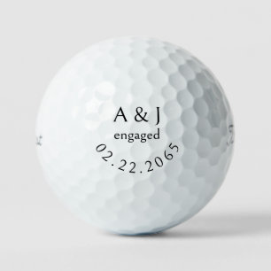Personalized Engagement Titleist Pro V1 II Golf Balls