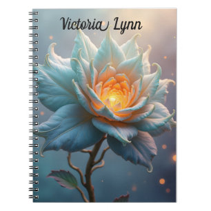 Personalized Ethereal Flower Note Book