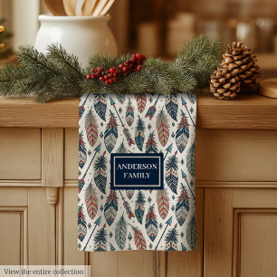 Personalized Ethnic Towel Chic Native Kitchen Art