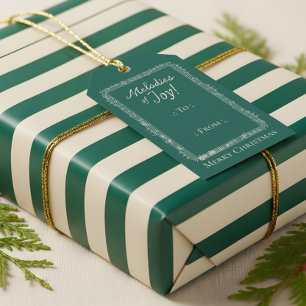 Personalized Fa La Vintage Sheet Music To & From Gift Tags