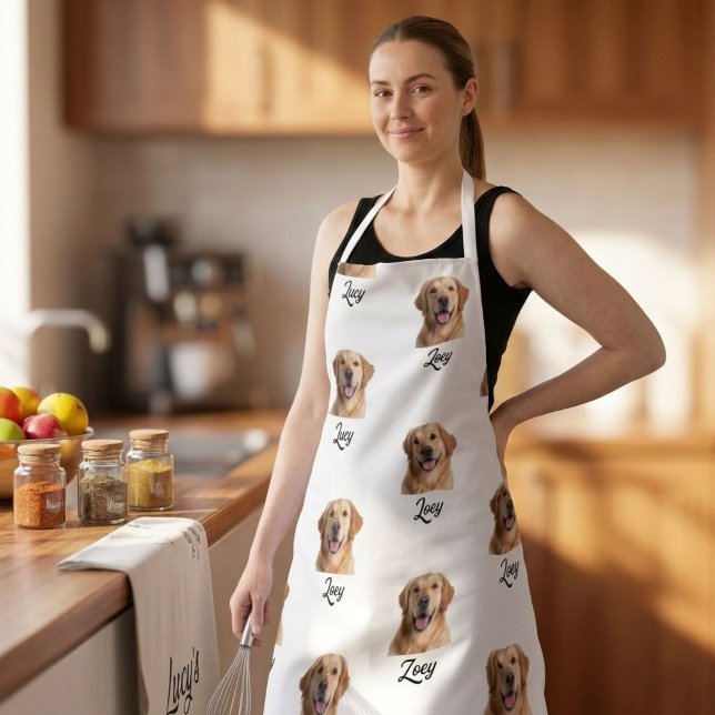 Personalized Face and Name Apron, Custom Photo Apron (Creator Uploaded)
