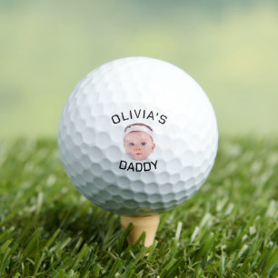 Personalized Face , Custom Baby Photo, Dad Gift Golf Balls