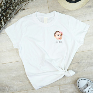 Personalized Face Photo Pocket Funny T-Shirt