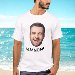 Personalized Face Picture Birthday Party Matching T-Shirt