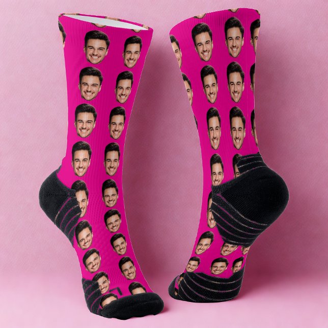 Personalized Face Socks, Funny Gift with Your Face Socks (Creator Uploaded)
