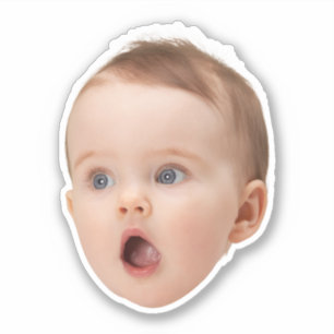 Personalized Face Stickers, Custom Face Photo