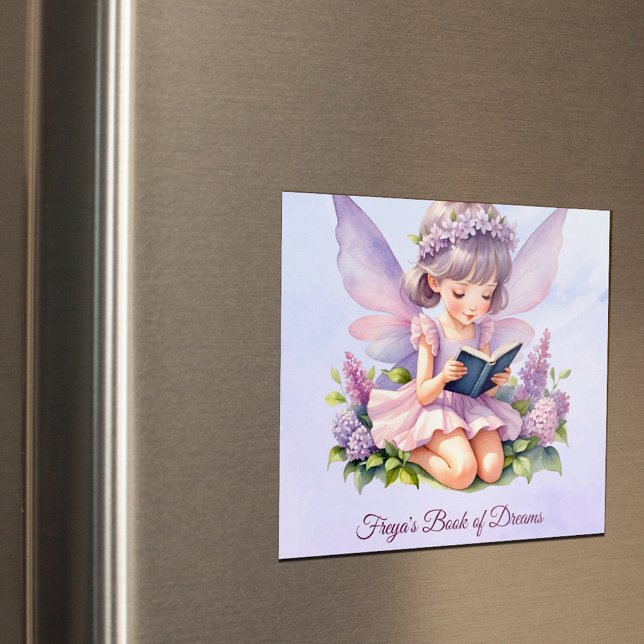 Personalized Fairy Art Freya Dreams Magnet (Creator Uploaded)
