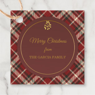 Personalized Family Christmas Gift Tags