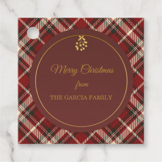 Personalized Family Christmas Gift Tags