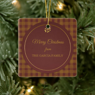 Personalized Family Christmas Ornament