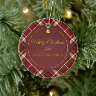 Personalized Family Christmas Ornament