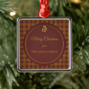 Personalized Family Christmas Ornament