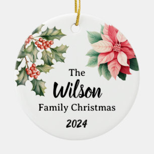 Personalized Family Christmas Ornament