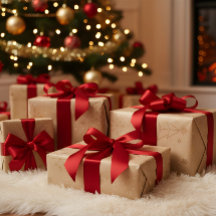 “Personalized Family Christmas Photo Wrapping Pape