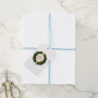 Personalized Family Crest Christmas Gift Tags