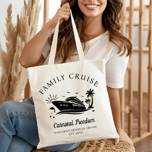 Personalized Family Cruise Girls Trip 2026 Travel Tote Bag