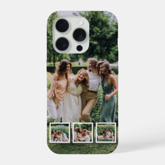 Personalized Family & Friends 4 Photo iPhone 15 Pro Case