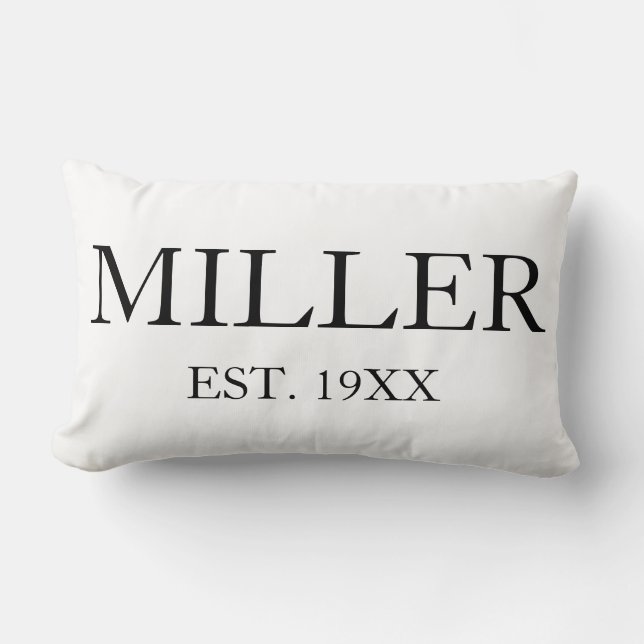 Personalized family lumbar cushion (Front)