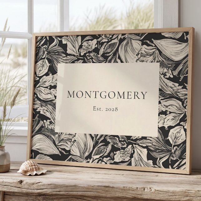 Personalized Family Name Poster Farmhouse Decor (Creator Uploaded)