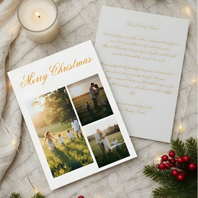 Personalized Family Photo Christmas Card (Creator Uploaded)