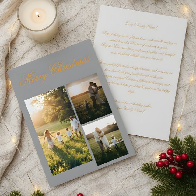 Personalized Family Photo Christmas Card (Creator Uploaded)