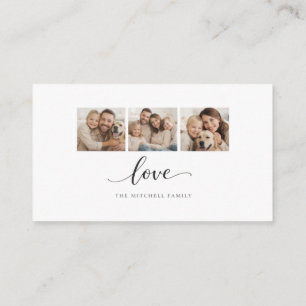 Personalized Family Photo Collage Wall Art – Love Enclosure Card