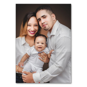 Personalized Family Photo Custom   Table Number