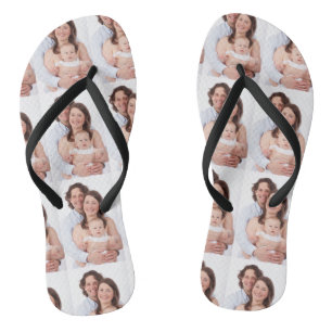 Personalized Family Photo Jandals