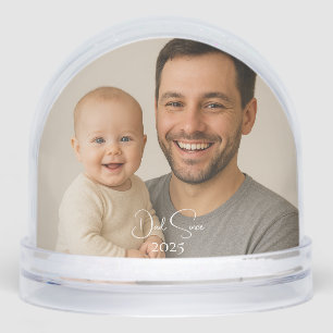 Personalized Family Photo Snow Globe
