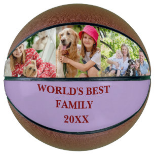 Personalized Family Photo World’s Best Family Basketball