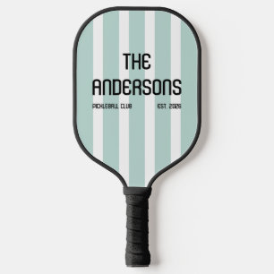 Personalized Family Pickleball Club Name Design Paddle