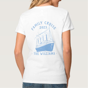 Personalized Family Vacation Cruise Ship Trip T-Shirt