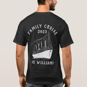 Personalized Family Vacation Cruise Ship Trip T-Shirt