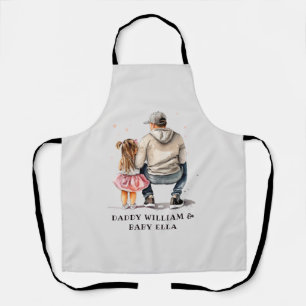 Personalized Father and Daughter (6) Apron