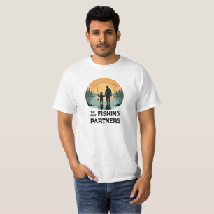 Personalized Father and Son Fishing Gift T-Shirt