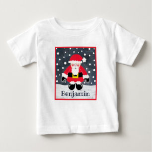 Personalized Father Christmas, Santa Claus Baby T-Shirt