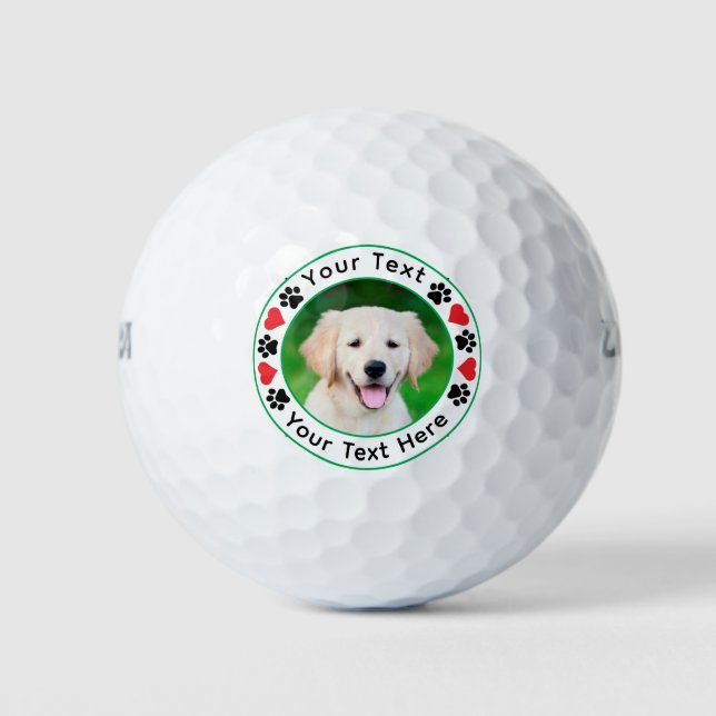 Personalized Father's Day with Custom Photo Golf Balls (Front)
