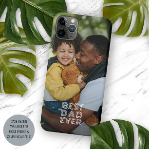Personalized Favorite Photograph Best Dad Ever Case-Mate iPhone Case