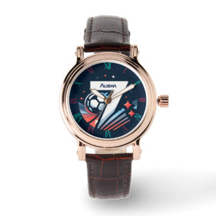 Personalized Female Soccer Players watch, Number 7 Watch
