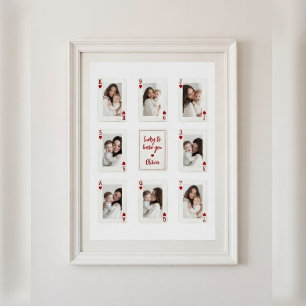 Personalized First Mother’s Day Photo Collage  Poster