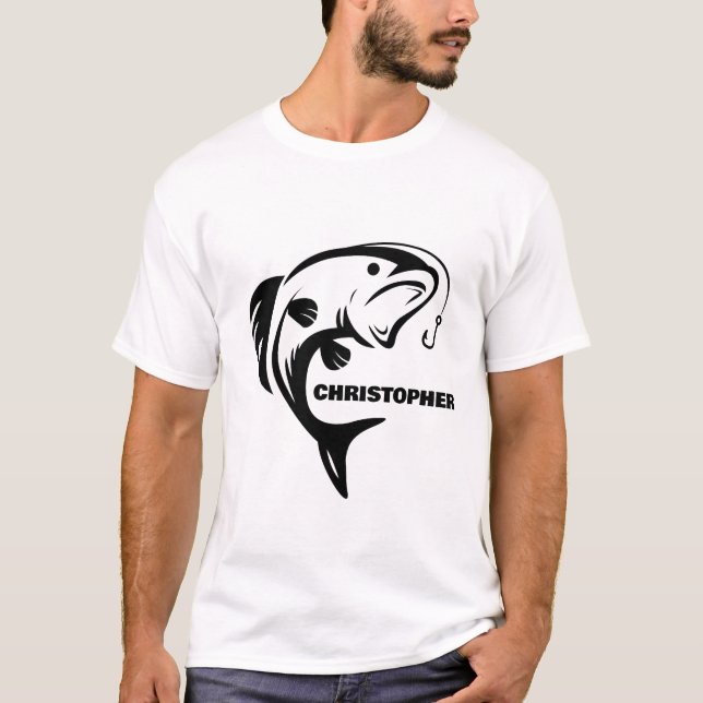 Personalized Fish Shirt for Fishermen (Front)