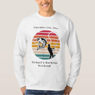 Personalized Fishing Bachelor Weekend T-Shirt
