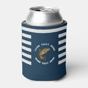 Personalized Fishing Lover – Trout Fishing Design Can Cooler