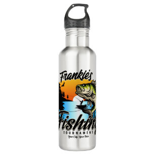 Personalized Fishing Tournament Fish Angler Trout  710 Ml Water Bottle