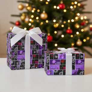 Personalized Floral All-Occasion Wrapping Paper