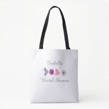 Personalized Floral Bridal Shower Gift, Wedding