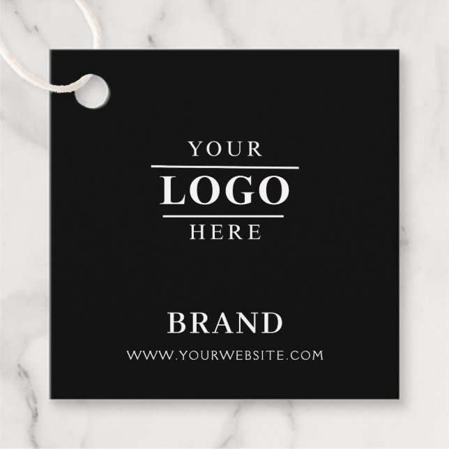Personalized Floral Business Hang Tag (Front)