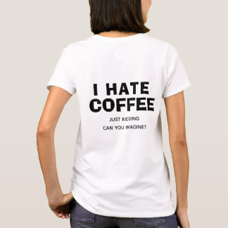 Personalized Floral Cup Illustration Gift T-Shirt