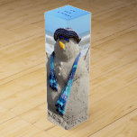Personalized Florida Snowman Wine Box<br><div class="desc">Personalized Florida Snowman Wine Box -- Just think - no gift card required!  Just easily personalize your gift card message on the top of the box!</div>